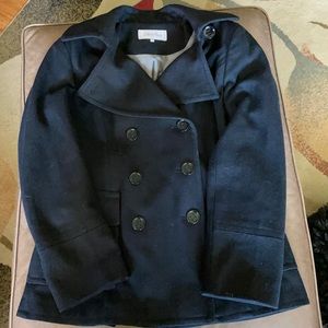 Really cute Calvin Klein black pee coat
